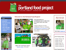 Tablet Screenshot of portlandfoodproject.org
